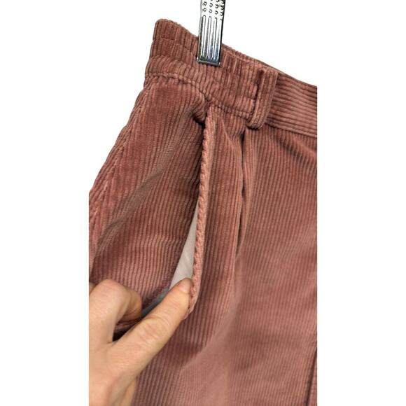 Women's L.L. Bean Mauve Pink‎ Corduroy Modest Teacher Skirt Size 12 - Picture 6 of 8
